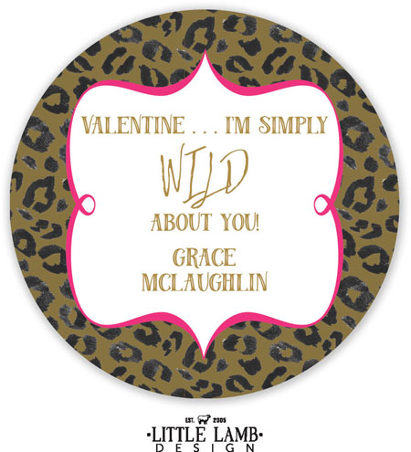 Little Lamb - Valentine's Day Gift Stickers (Wild Leopard) Little Lamb - Valentine's Day Gift Stickers (Wild Leopard)